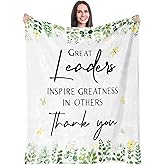Velivn Boss Lady Blanket 50"x 60", Boss Lady Gifts for Women Female Her, Bosses Appreciation Gifts for Boss Day Birthday Christmas, Cozy Throw Blanket for Office or Home-01
