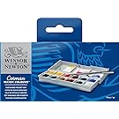 Winsor & Newton Cotman Water Colour Paint Sketchers' Pocket Box, Set of 12, Half Pans