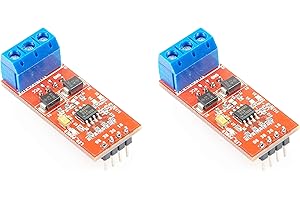KNACRO MAX3485 3.3V RS485 to TTL Signal Mutual Conversion Module for Overvoltage Protection with Signal Indicator Package of 2Pcs