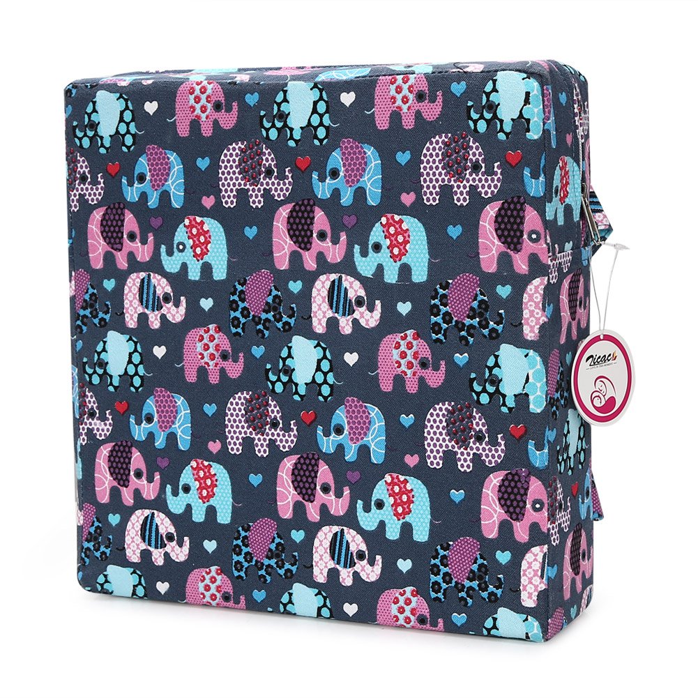 Dismountable Harness Cushion Kid Highten Pad Baby Toddler Infant Dining Chair On The Go Seat Travel Storage Chair Printed