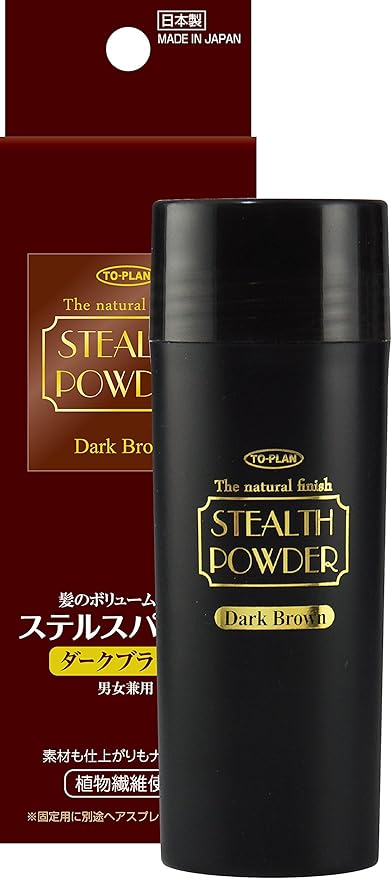 Amazon To Plan トプラン 髪のボリュームアップ ステルスパウダーダークブラウン25g To Plan トプラン ビューティー 通販