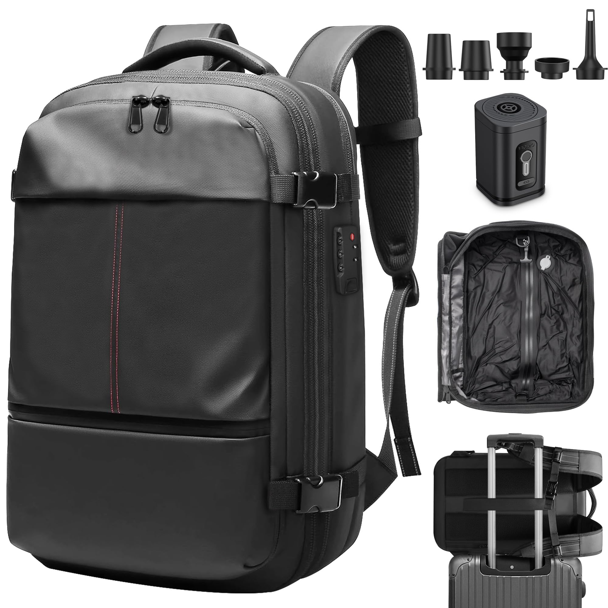 celpack Vacuum Backpack Travel, Vacuum Compression Travel Backpack with ...