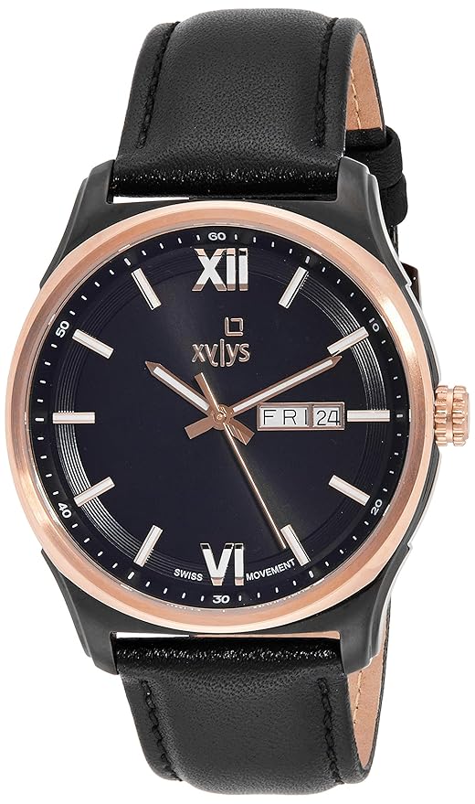 Buy Xylys Analog Black Dial Men's WatchNL40023KL02E Online at Low
