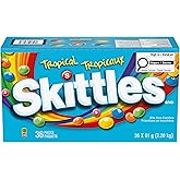 SKITTLES, Tropical Chewy Candy, Full Size Bag, 61g (Pack of 36)
