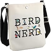 GJTIM Ornithologist Gift Bird Nerd Bird Watching Zipper Makeup Bag for Bird Lovers (Bird Nerd CB)