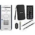 Texas Instruments Ti Nspire CX II Graphing Calculator + Guerrilla Zipper Case + Essential Graphing Calculator Accessory Kit, Black
