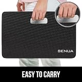 Senua Thick Kneeling Pad Knee Pad Cushion Gardening Yoga 17.5 x 11 x 1.5 Black view 5