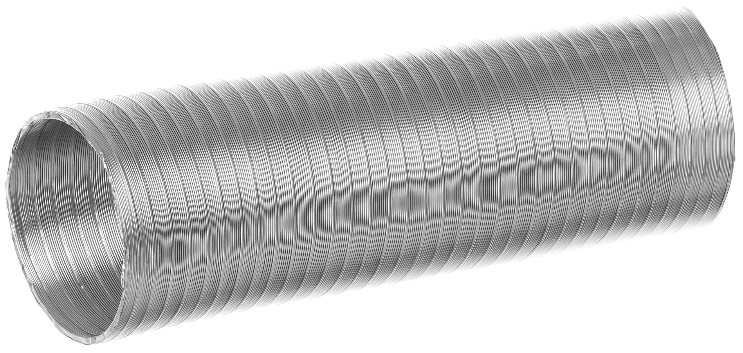 Ø 100mm / 1.5 m Aluminium Ducting Hose - Air Flexible Duct for Tumble Drier, Cooker Hood, Extractor Fan, Hydroponics Grow Room