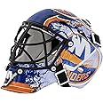 Franklin Sports NHL Team Logo Mini Hockey Goalie Mask with Case - Collectible Goalie Mask with Official NHL Logos and Colors