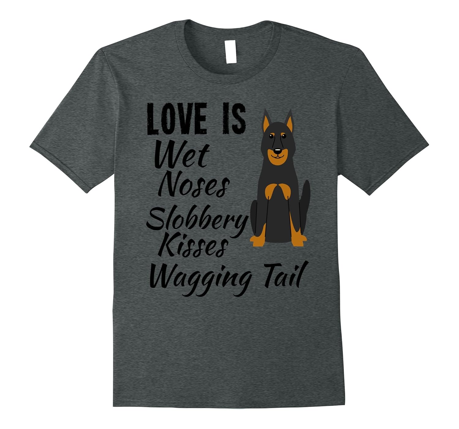 I love My Dog T-Shirt Doberman Dobie-ANZ