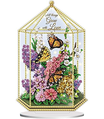 SOURMO Halloween Diamond Art Tabletop Ornament – DIY Acrylic Gem Painting Kit With Stand - View #4