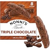 Nonni's Triple Chocolate Biscotti Cookies, Individually Wrapped, 8ct