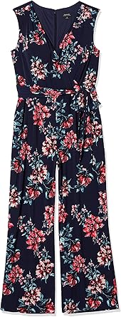 Amazon.com: Tahari ASL Women's Sleeveless TIE Waist Jumpsuit: Clothing
