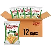 Sensible Portions Veggie Straws, Sea Salt Flavor, Gluten-Free Chips, 7 Ounce Bag, 12-Pack