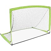 Amazon Basics Portable Pop Up Soccer Goal Net for Backyard Practice Training with Carrying Bag