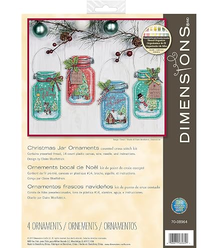 Amazon.com: Dimensions 70-08964 Counted Cross Stitch Holiday Mason
