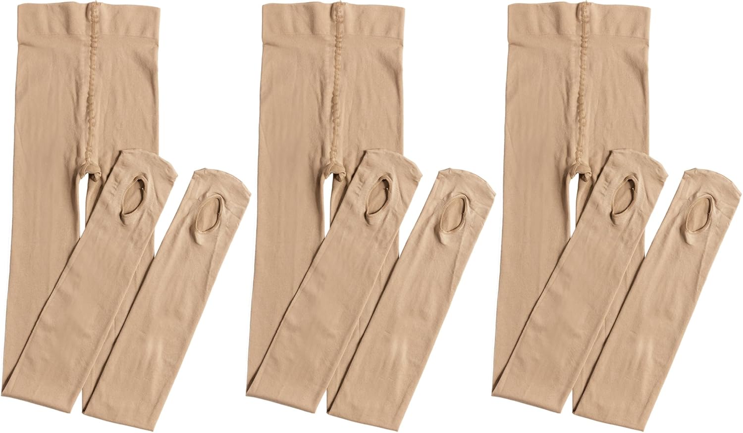 Dancing Kitty 3 pairs Ultra Soft Convertible Ballet Tights Dance Tights for Girl: Clothing