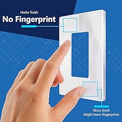 LIDER Matte Finish Decorator Switch