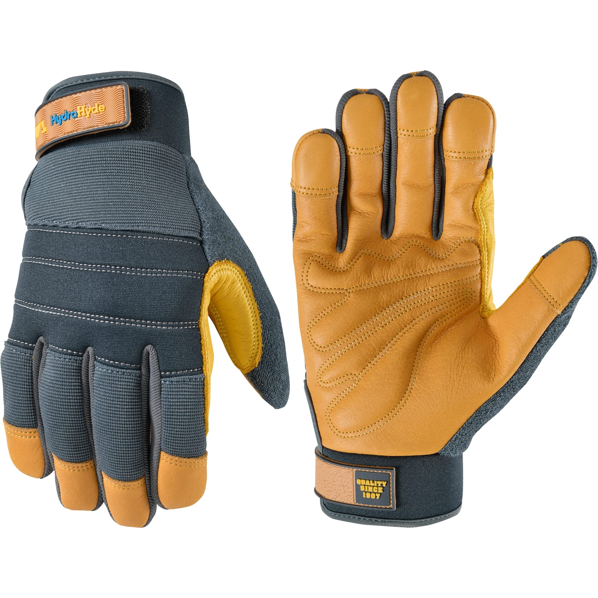 Wells Lamont Men's HydraHyde Premium Cowhide Hybrid