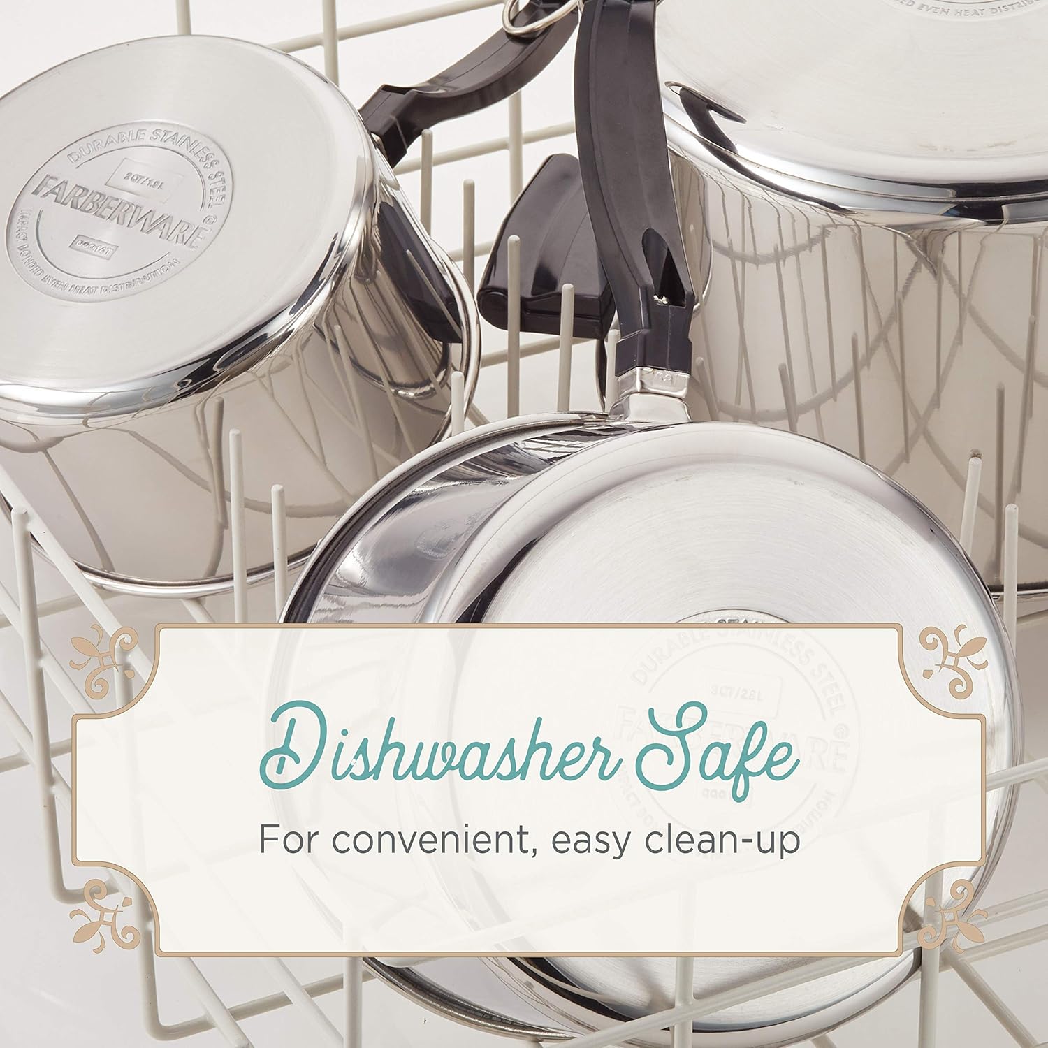 Farberware Classic Stainless Steel Saute Fry Pan with Lid, 2.75 Quart, Silver: Skillets: Kitchen & Dining
