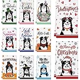 QIONG MENG 11 Pcs Australian Shepherd Kitchen Towels 14x21 Inch Puppy Dog Dish Towels Seasonal Christmas Mother Day Gift Holiday Hand Towels for Home Kitchen Bathroom Decoration