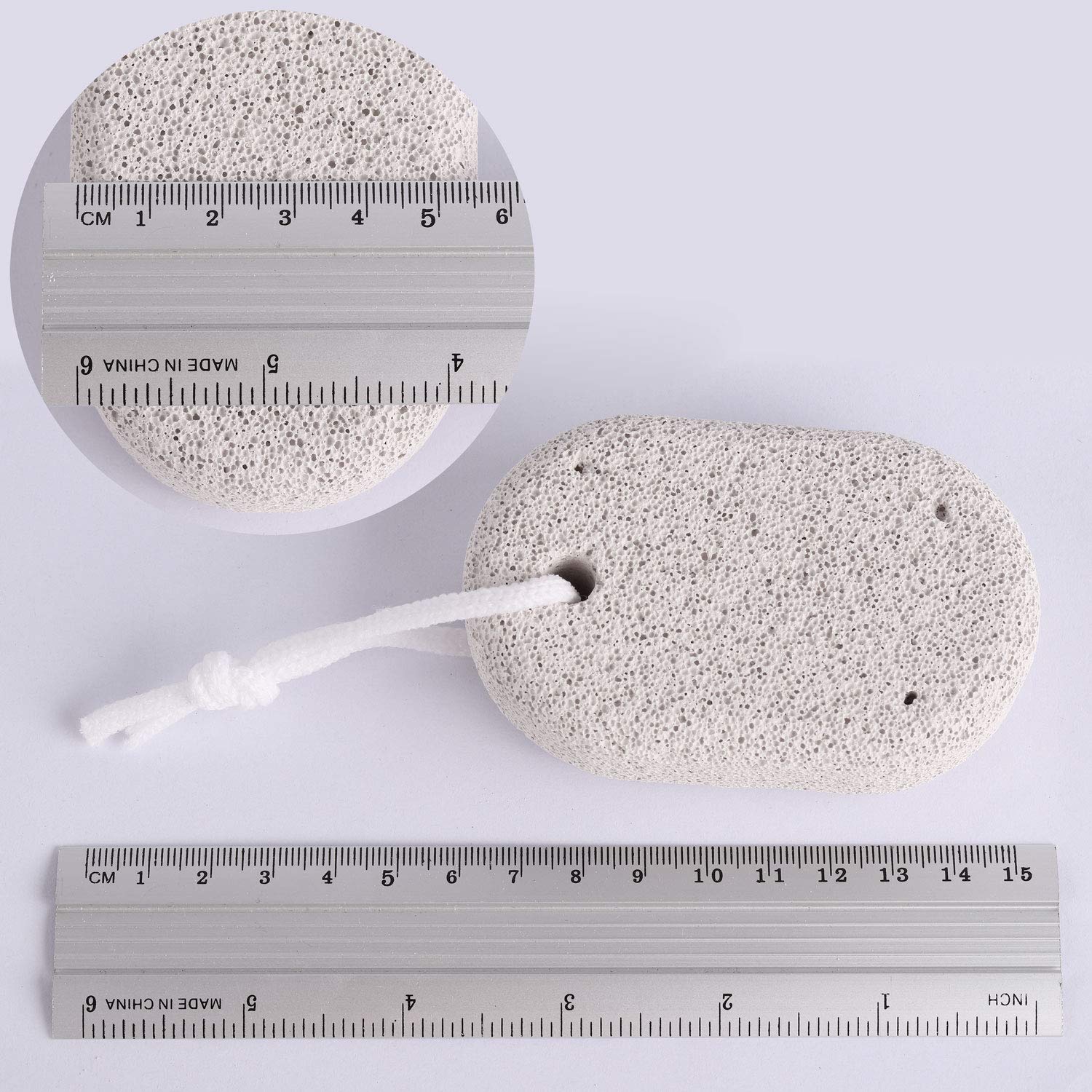 4 Natural Pumice Stone Lava Pedicure File to Remove Foot's Dead Skin Callus Exfoliation: Beauty