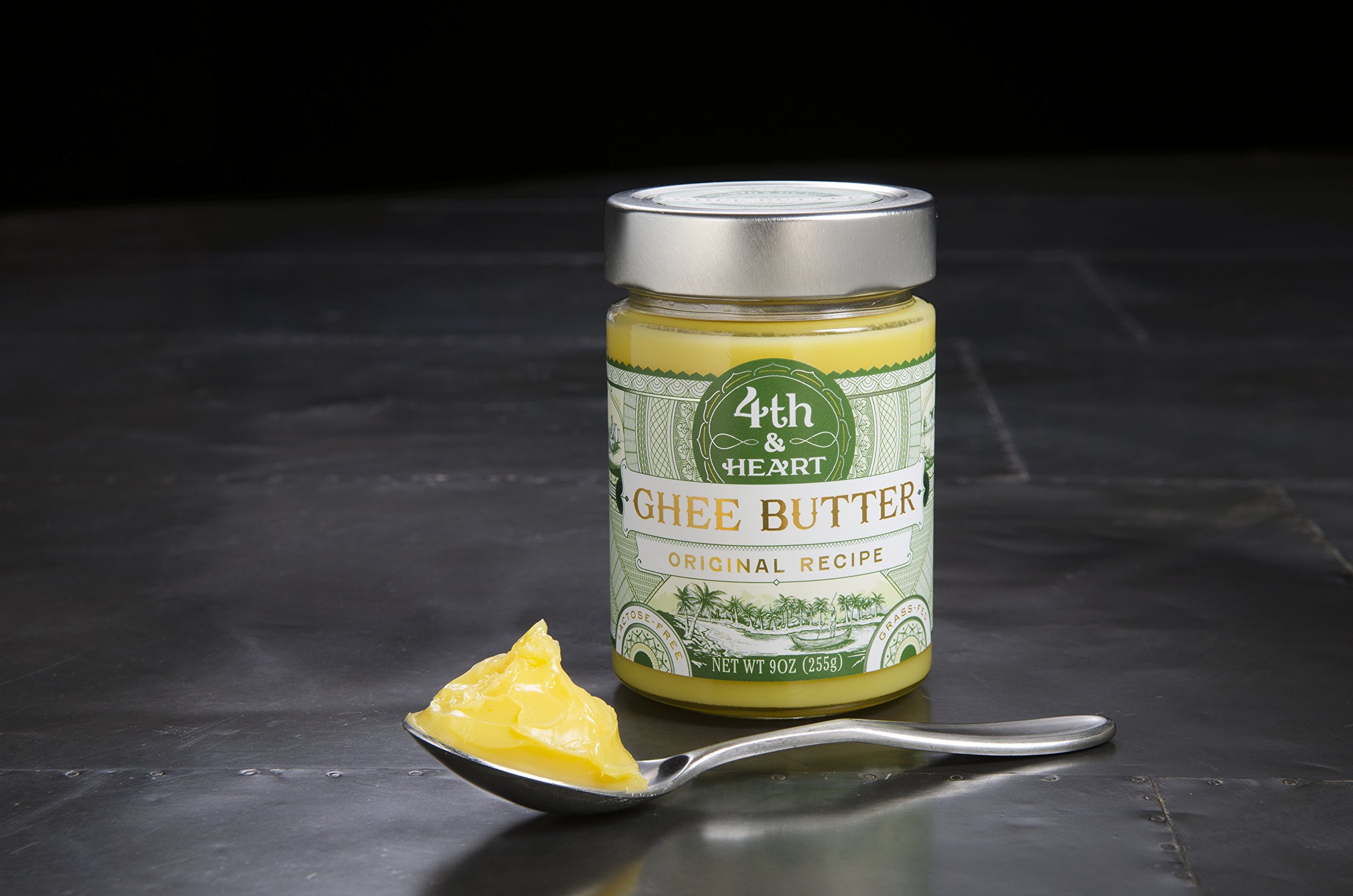 Original GrassFed Ghee Butter by 4th Heart, 9 Ounce, Pasture Raised