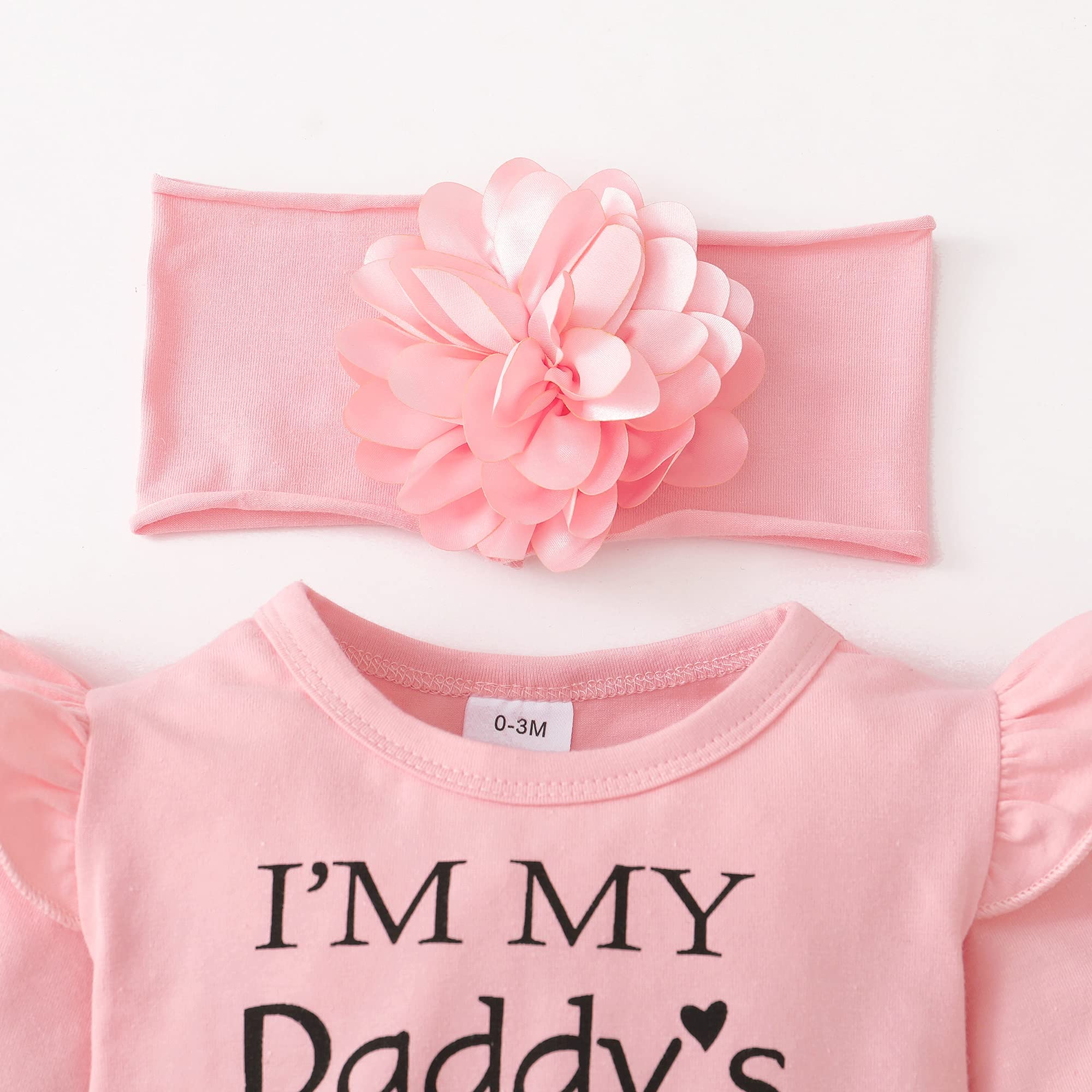 SUNNY PIGGY Newborn Infant Baby Girl Clothes Ruffle Romper Toddler Girl Floral Cotton Pant Sets Girls Clothing Outfit