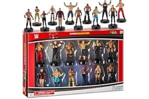 P.M.I. WWE Superstar Stampers Set of 12 - Self-Inking 2.3-2.5" Tall Figures for Crafts & Parties - Bray Wyatt, Undertaker & More by PMI