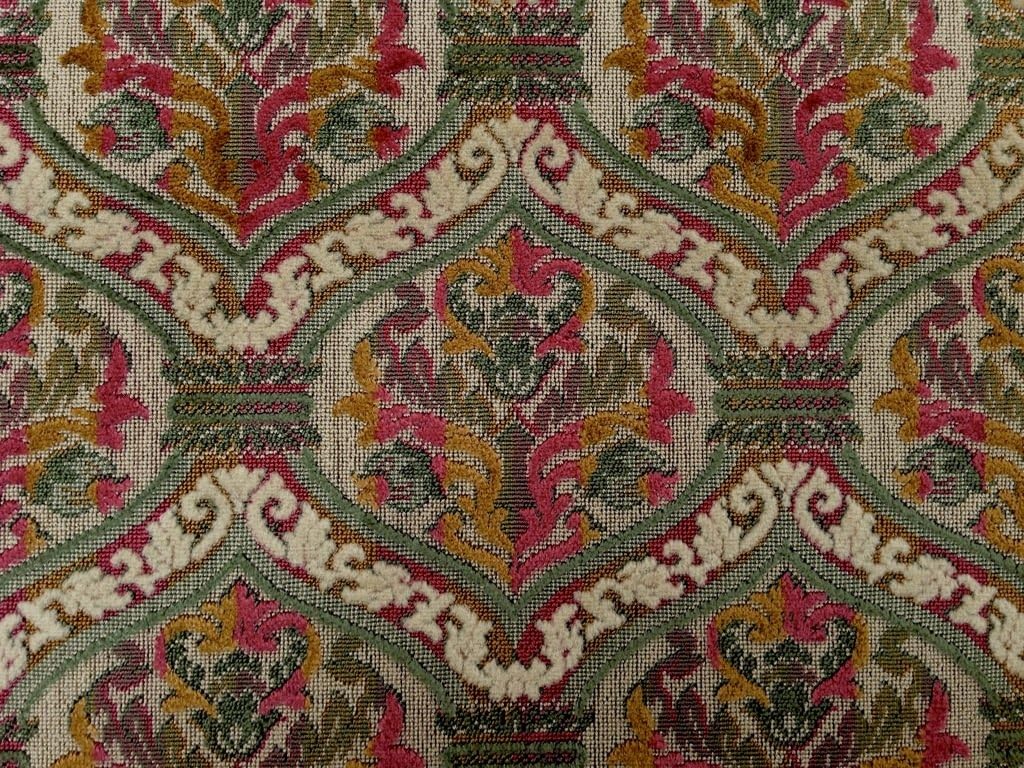 Upholstery Fabric Designer Regency Moquette Multicoloured Chenille By