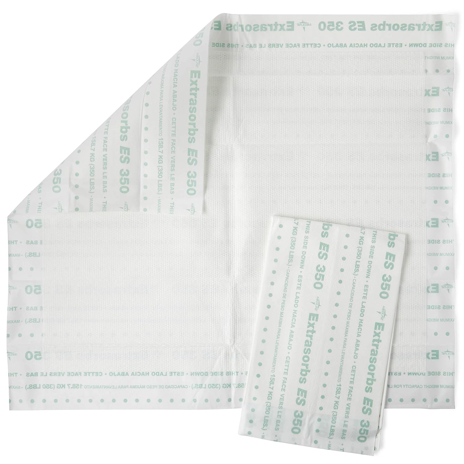 Medline - EXTSB3036A350 Extrasorbs Extra Strong Disposable Underpads, Super Absorbent Dry Pads, 30" x 36", Case of 70: Incontinence Bedding Protectors: Industrial & Scientific