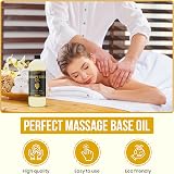 Lucemill Grapeseed Oil 1L 100% Pure Cold-Pressed Carrier Oil for Skin Hair view 3