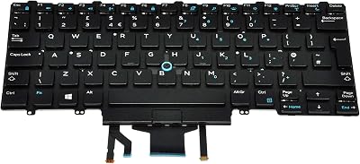 Dell Latitude E7450 UK QWERTY Backlit Keyboard K9V28 Refurbished