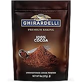 Ghirardelli Chocolate Unsweetened Cocoa Pouch, 8 Ounce