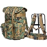 MT Military Alice Pack Large Army Survival Combat ALICE Rucksack Backpack 55L Marpat Woodland