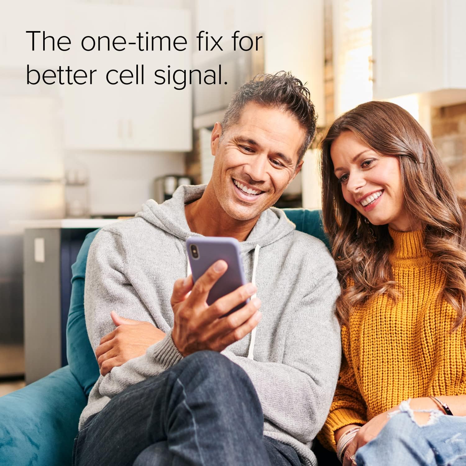 weBoost Home Studio Lite - Cell Phone Signal Booster for Verizon and AT&T only | Boosts 5G, 4G LTE up to 3,000 sq. ft | Made in the U.S. | FCC Approved (model 470165)