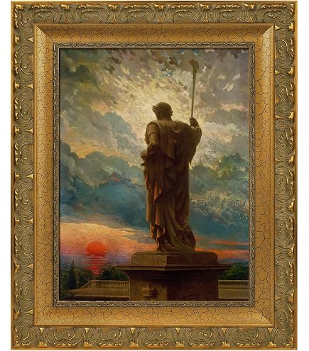 Creative Mark Museum Collection Gothic Ornate Picture Frame - 16x20, Black Gold Oil Painting Frames | 6 Pack | Closed Corner High-End Antique Style