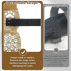 EXPAWLORER Anti Slip Dog Socks to Prevent Licking