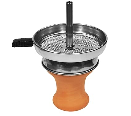 Marvelous Shisha Kopf Tonkopf mit Kaminaufsatz und Gummigriff