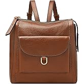 Fossil Women's Parker Leather Convertible Backpack Purse Handbag for Women
