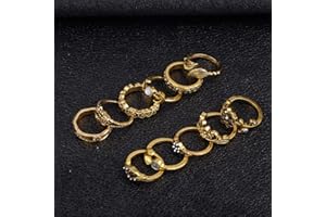 SXFSE Luxury and Shining 11pcs/Set Women Bohemian Vintage Silver Stack Rings Above Knuckle Blue Rings Set