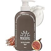 ODID Milk in Cera Perfume Body Wash - Korean Moisturizing Body Cleanser for All Skin Types - Cozy Wood & Fig Scent- with Milk Protein and Ceramide, 16.9 fl.oz.
