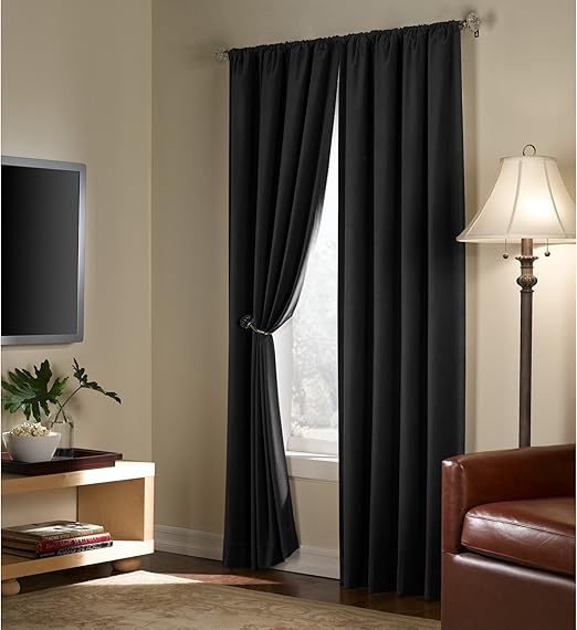Amazon Com Maytex Velvet Room Darkening Light Blocking Thermal