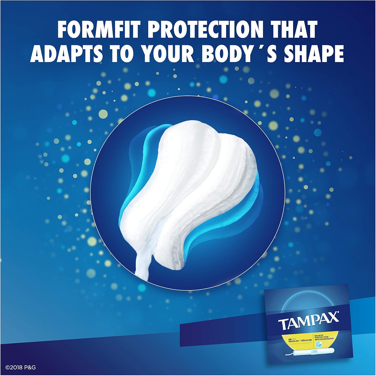 Tampax Cardboard Applicator Tampons, Regular Absorbency, 54 Count - Pack of 2 (108 Total Count): Health & Personal Care