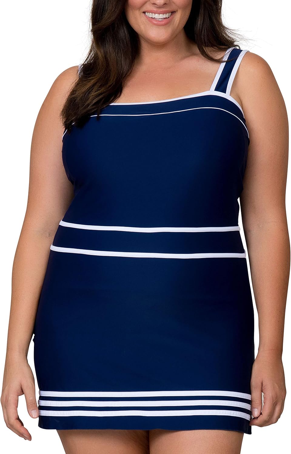 plus size swim dress