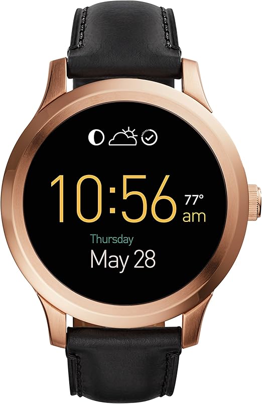 Fossil Sport Smartwatch Gen 4 Blush Pink Silicone Band And Light Pink Metallic And White Face Gen 4 Smartwatch Tracks Steps Heart R