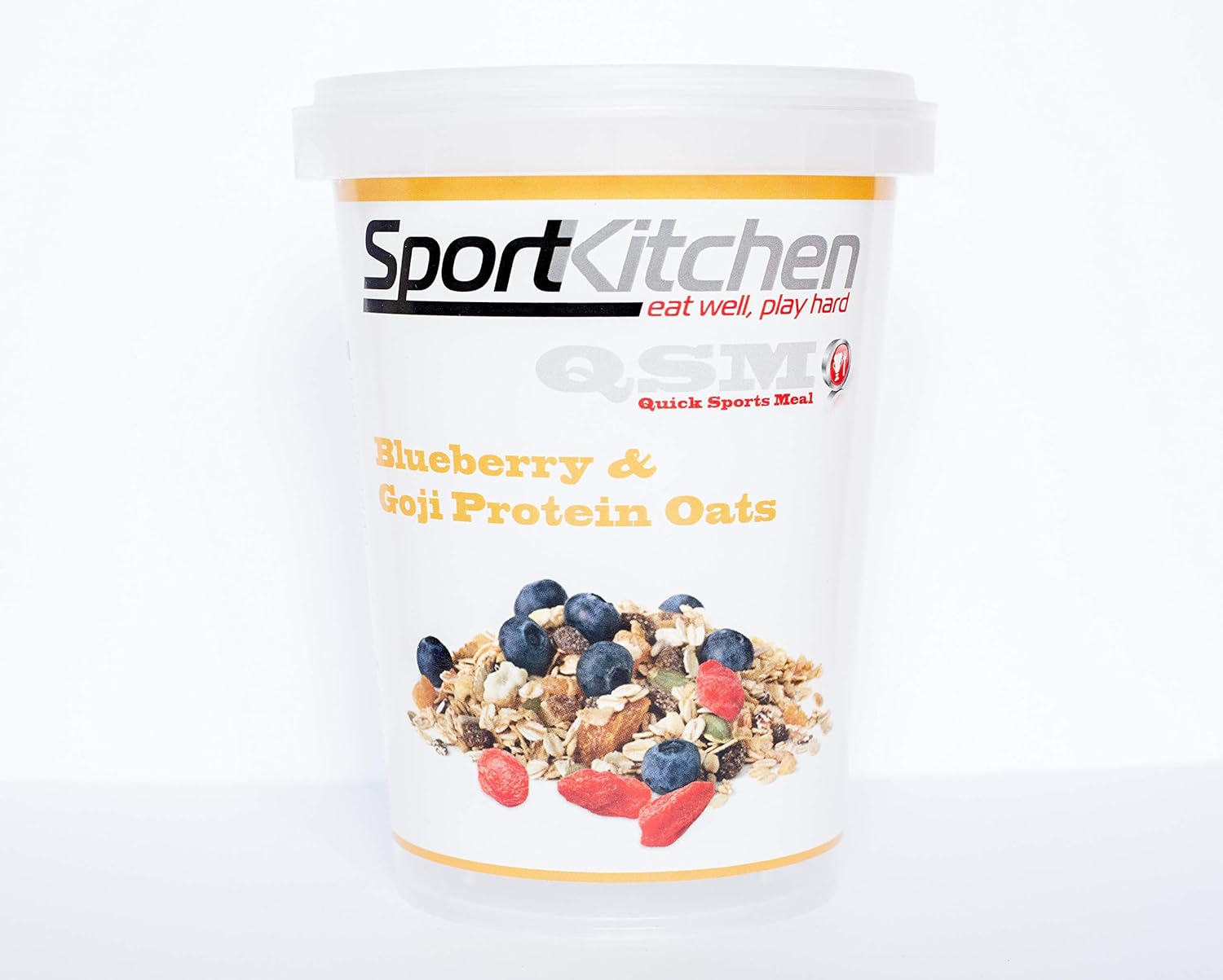 Sport Kitchen Real Meal Box of 12 Blueberry & Goji Protein Oats BigaMart
