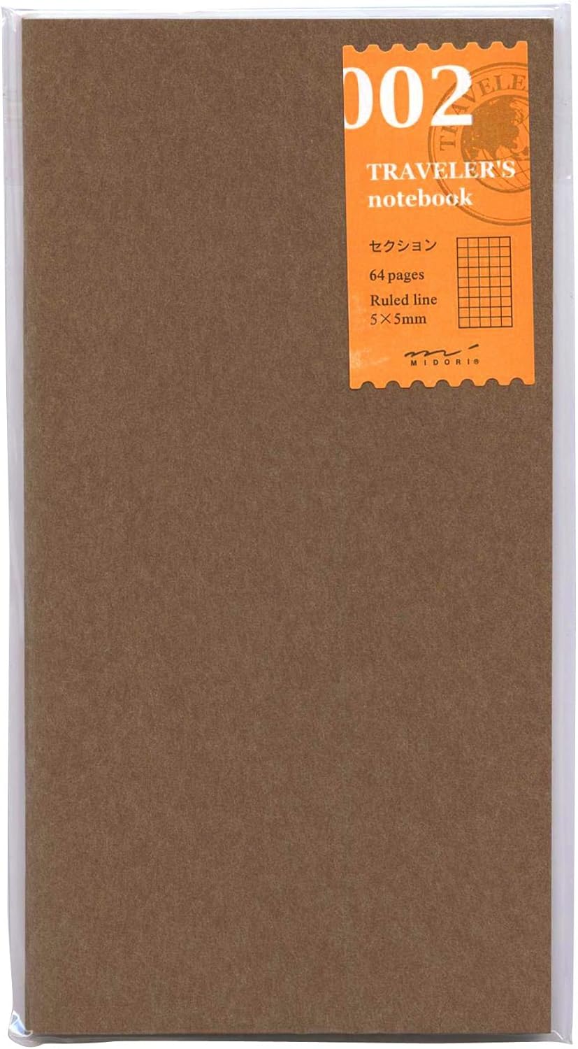 Midori Traveler's Notebook (Refill 002) Grid