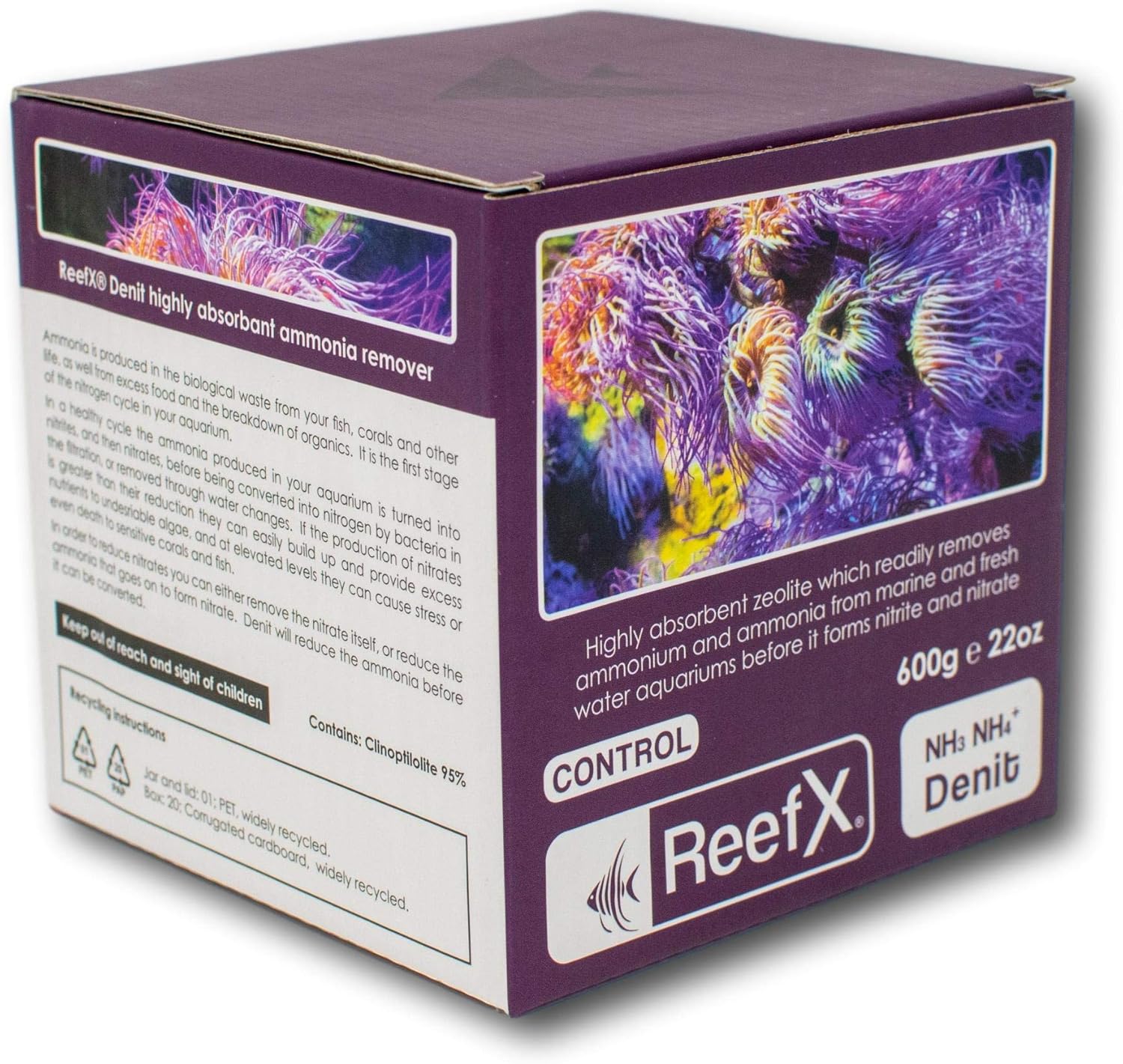 ReefX Denit zeolite for ammonia NH3 removal (600g) BigaMart