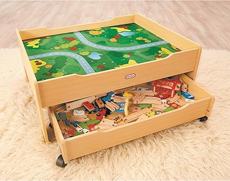little tikes lego table with drawers